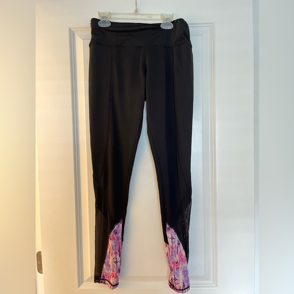 Black and Purple Women's Leggings